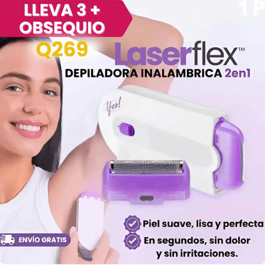 DEPILADORA CORPORAL RECARGABLE UNISEX