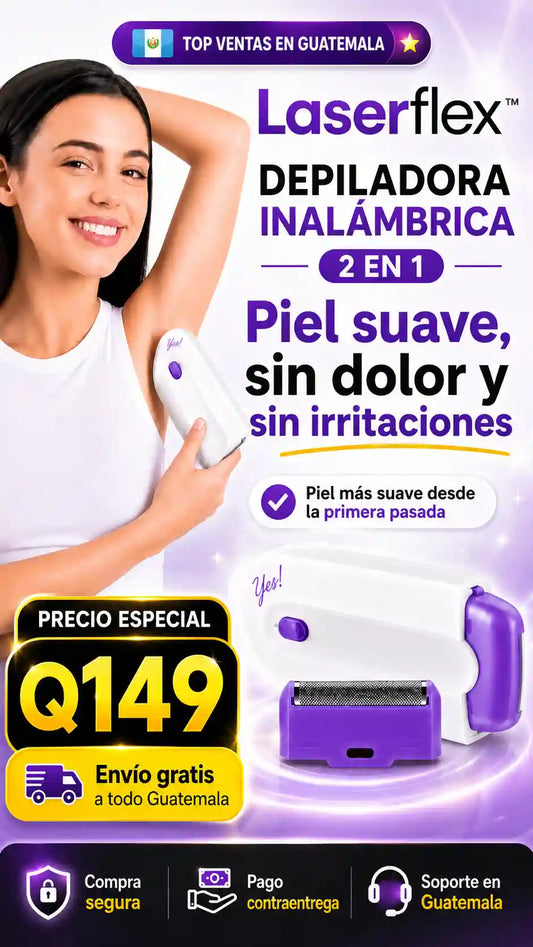 DEPILADORA CORPORAL RECARGABLE UNISEX