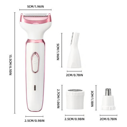🎁 Afeitadora Eléctrica Comfort 4 en 1 para Mujer