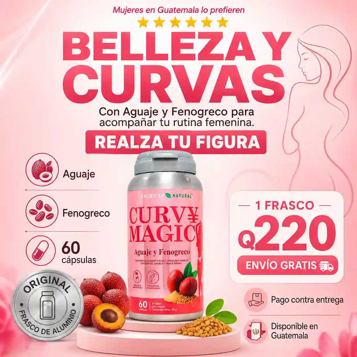 CURVY MAGIC  AUMENTA TUS CURVAS DE FORMA NATURAL