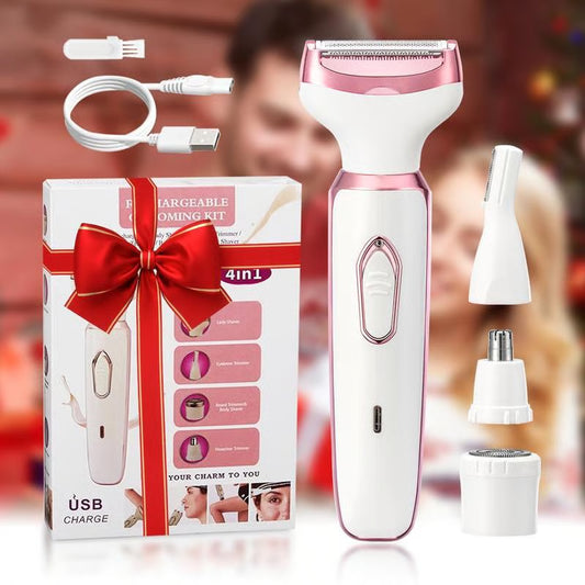🎁 Afeitadora Eléctrica Comfort 4 en 1 para Mujer