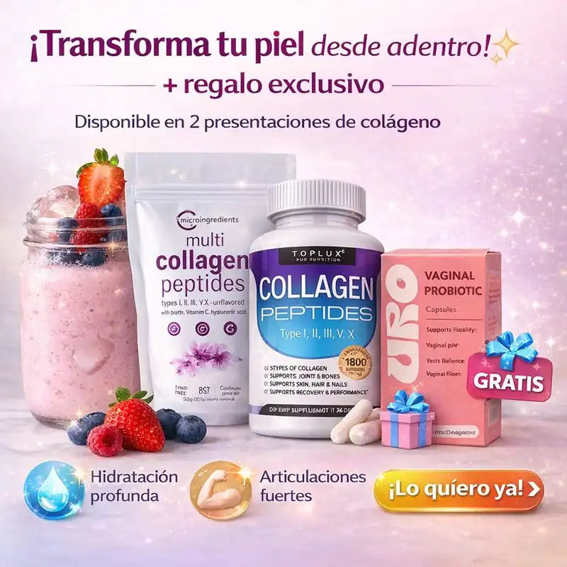 Péptidos de colágeno múltiple: 5 tipos en 1