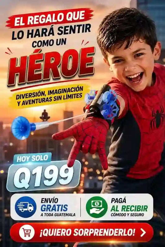 🕷️ Guante Lanzador de Dardos para Niños 🎯