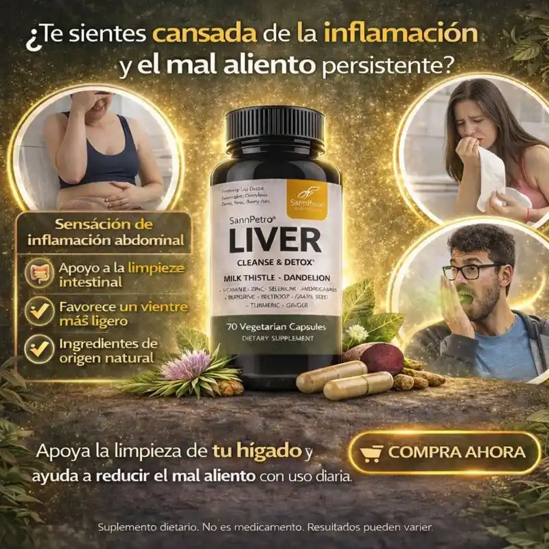 LIVER CLEANSE - DETOX PREMIUM 70 CÁPSULAS + ENVIÓ GRATIS