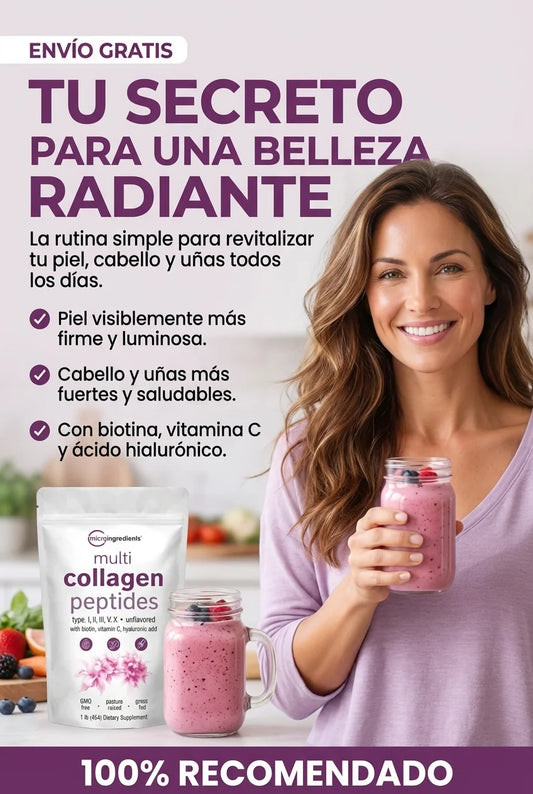 Péptidos de colágeno múltiple: 5 tipos en 1